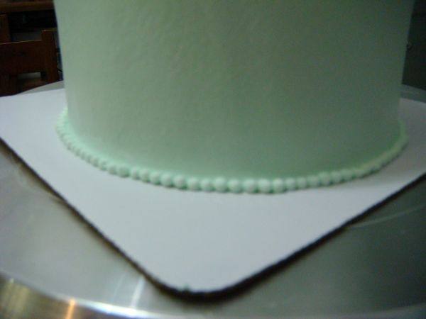 纯白蛋白霜花蛋糕,4寸奶油霜花蛋糕