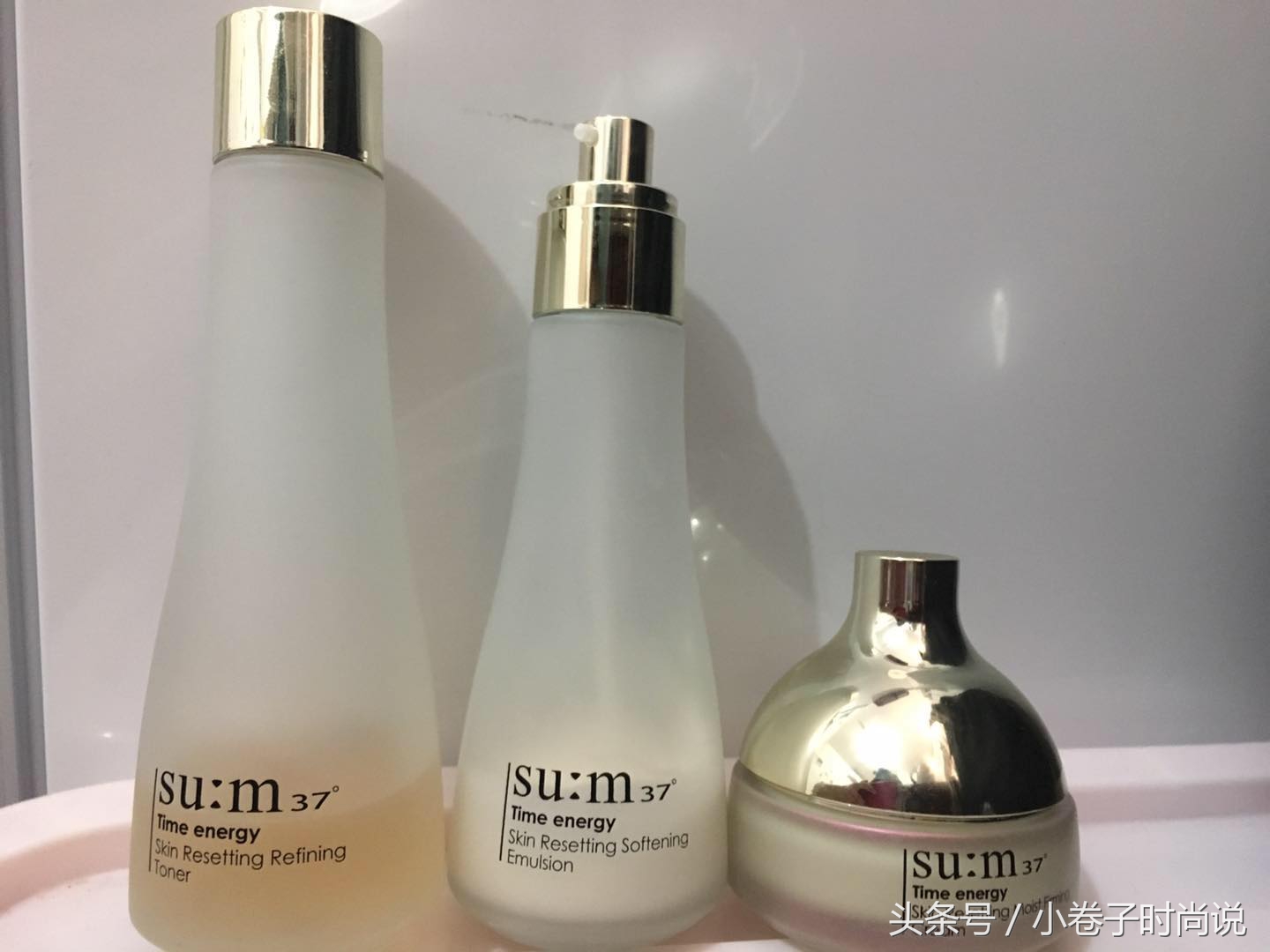 空瓶记02：水油平衡不是梦，sum37呼吸时光能量水乳套装评测