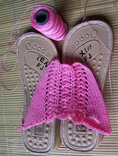 毛线拖鞋钩针方法视频教程全集,婴儿毛线拖鞋钩针编织图案