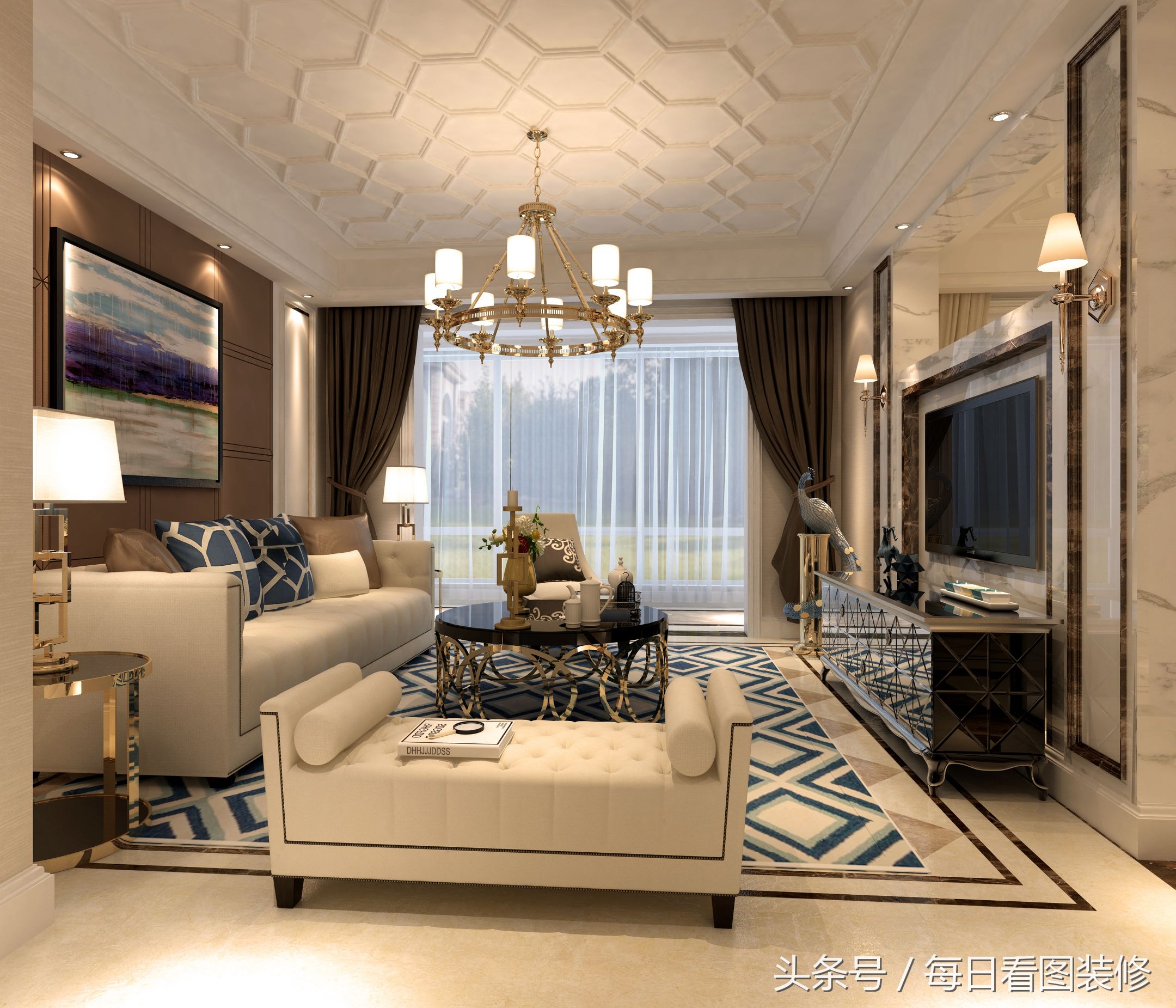 驻马店美域美家客厅效果图,驻马店美域美家户型设计