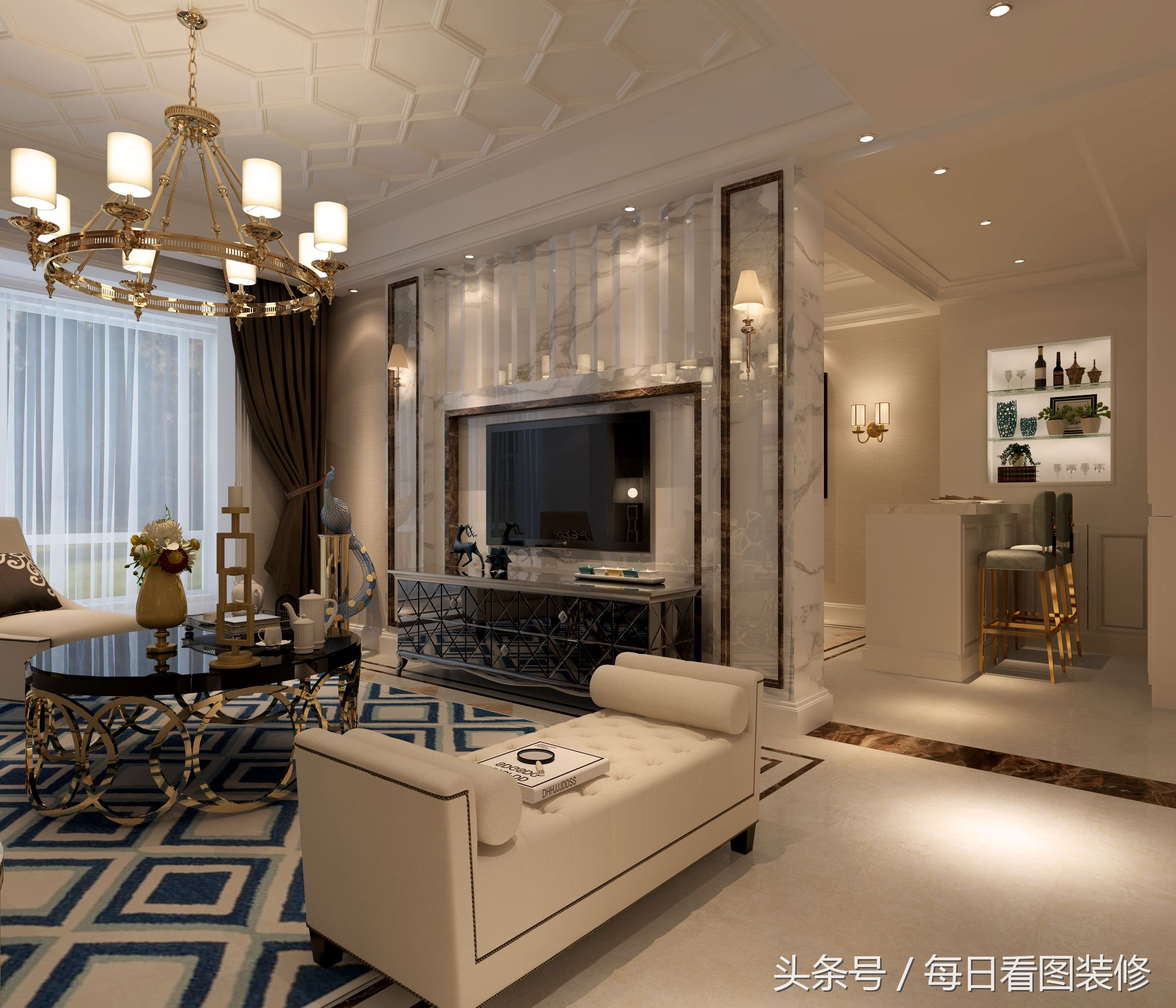 驻马店美域美家客厅效果图,驻马店美域美家户型设计