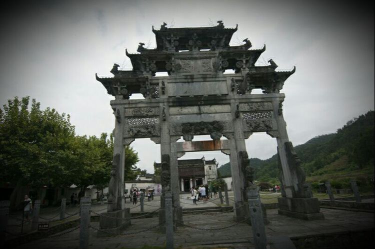 西递附近最著名的景点,西递村美丽的风景