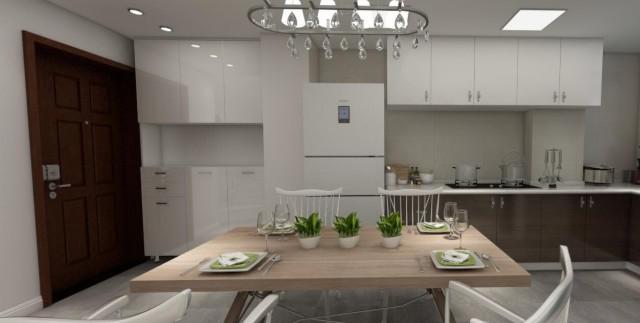 康田蔚蓝海装修,康田蔚蓝海c区四居室