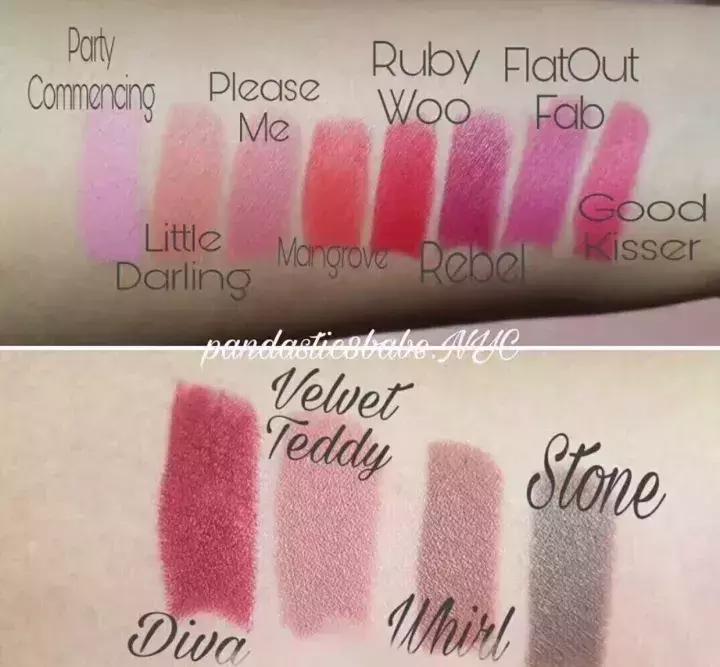 明星晒自己口红,晒男朋友口红