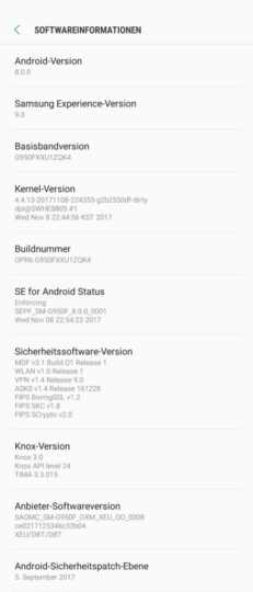 三星发布GalaxyS8系列第二版安卓8.0Oreo测试系统