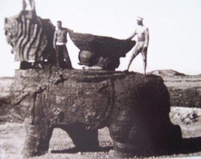 沧州铁狮子狮城公园,沧州狮城广场的铁狮子