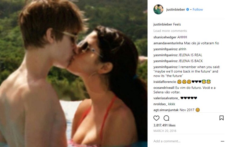 赛琳娜戈麦斯贾斯汀比伯昔日视频,贾斯汀比伯赛琳娜互相伤害