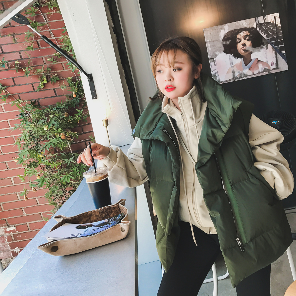 大码女皮裤胖mm洋气显瘦长裤,冬季大码显瘦裤子女