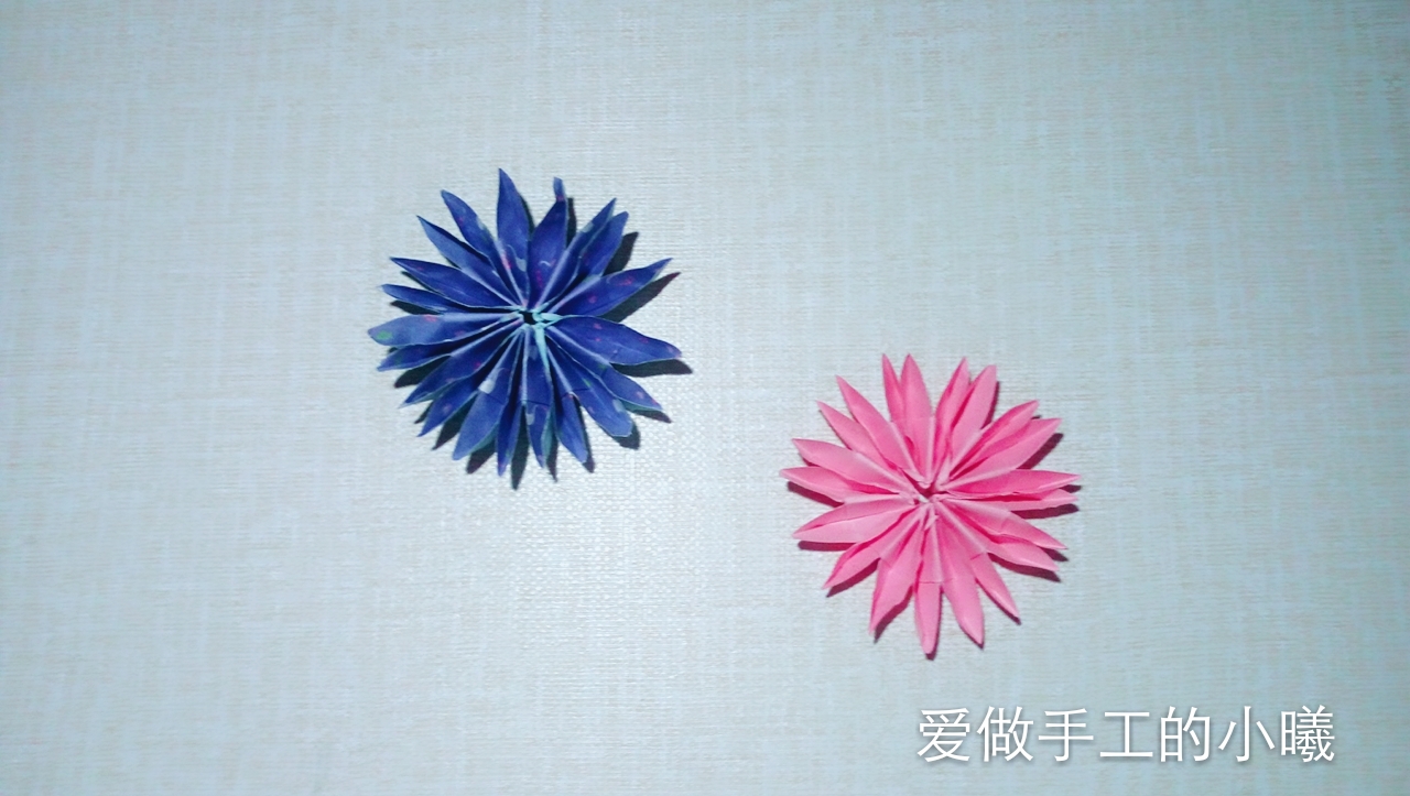 立体花朵折纸教程康乃馨,花朵折纸教程