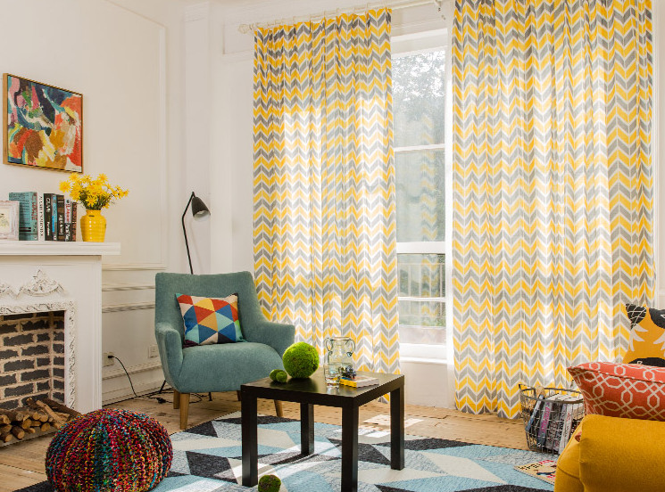 房子软装设计暖色极简风,黄色瓷砖精装房软装设计