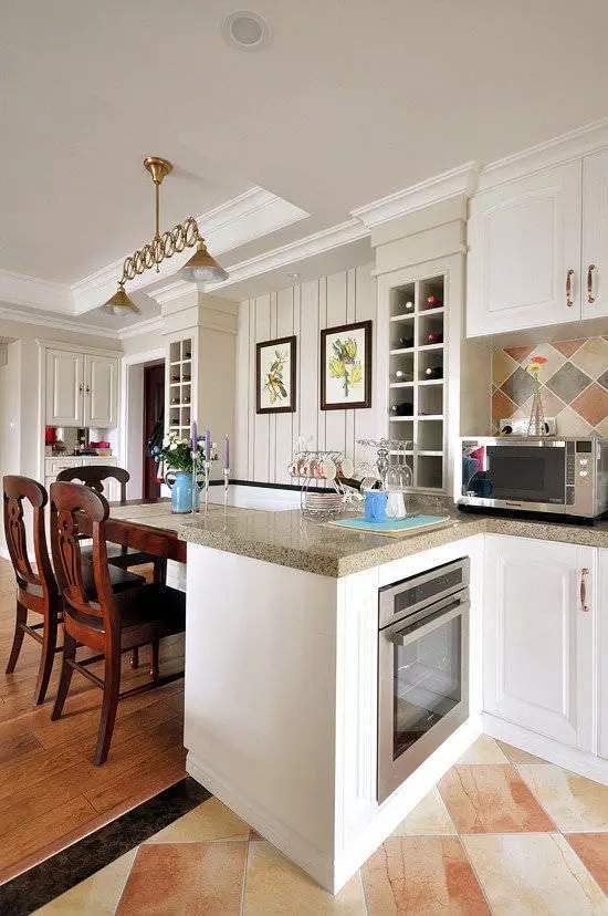 92平米三室一厅美式装修效果图,小三居90平米简约风格装修多储物