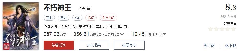 经典网络小说排行榜完本100篇,十大网络小说神作