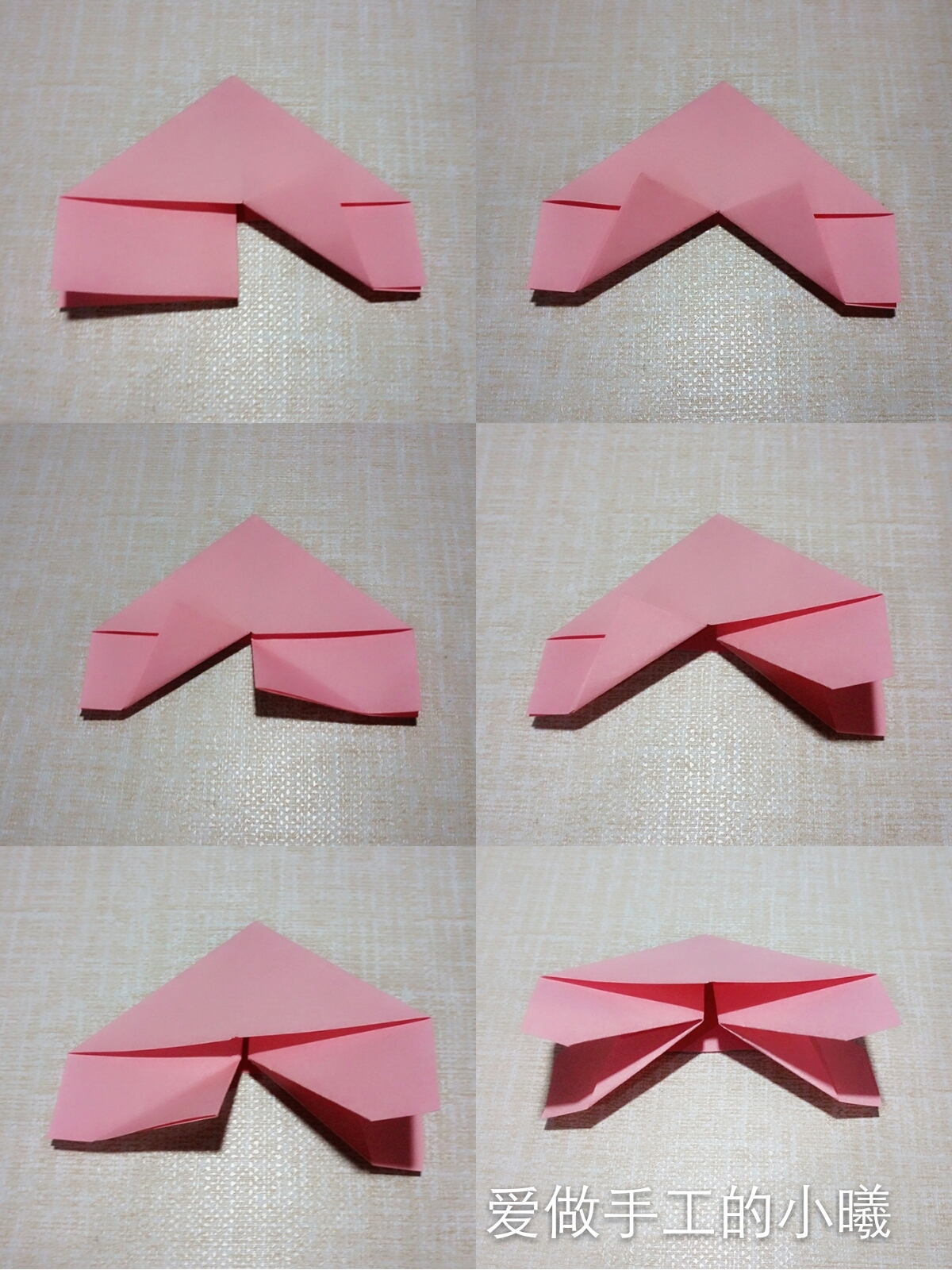 正方形纸折纸视频折蝴蝶书签,用糖纸蝴蝶书签折法