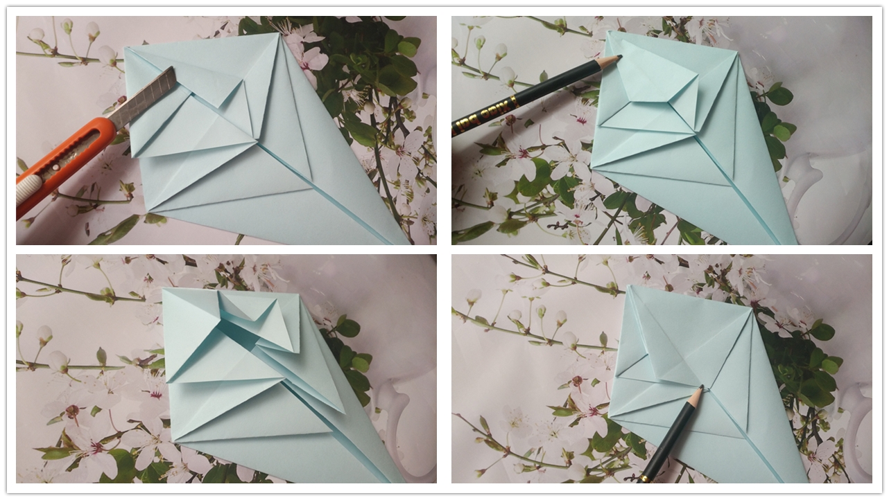 折纸十二生肖鼠的简单教程,折纸可爱小老鼠折法