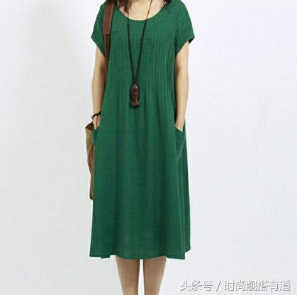 又复古又民族风的棉麻连衣裙，适合35-45岁的妈妈穿