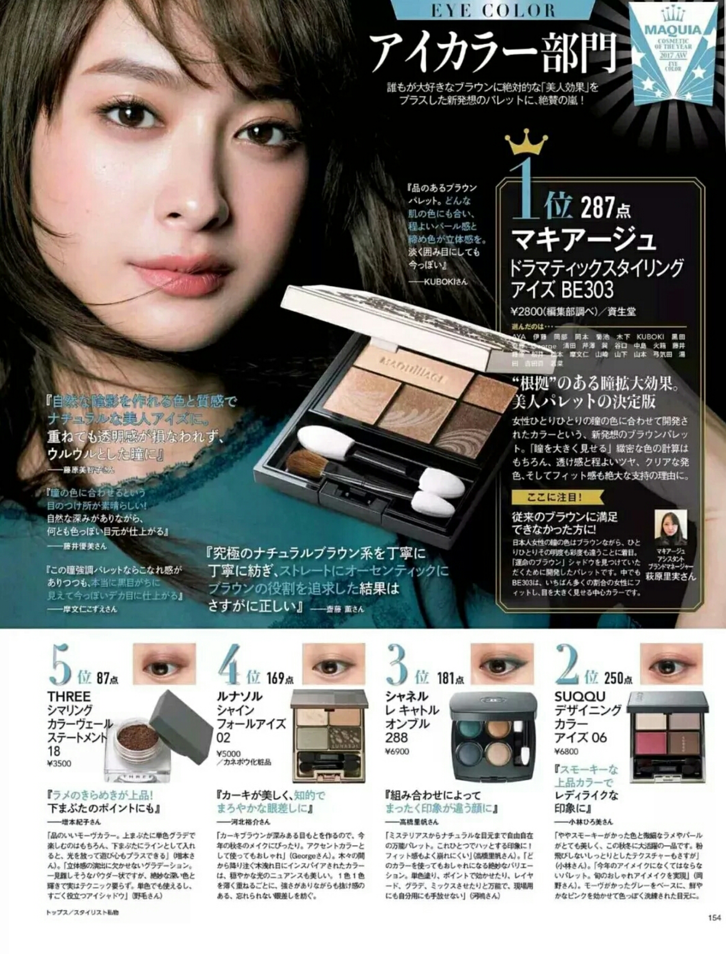 日本最流行的时尚杂志排名前十,日本彩妆排行榜前十名