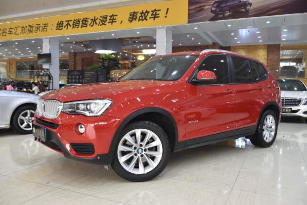 2013年宝马x3红色二手车报价,二手宝马x32015款