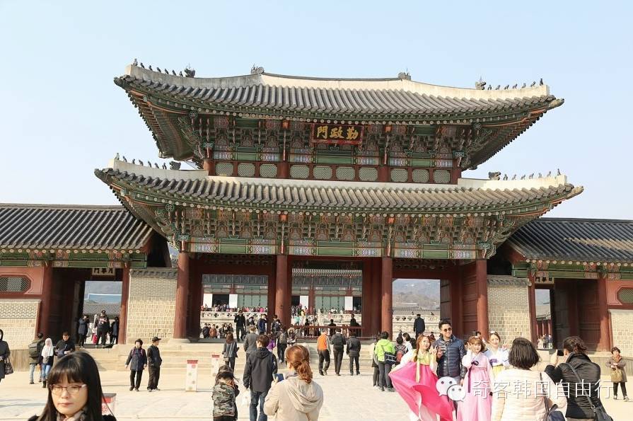 韩国故宫景福宫与中国故宫,韩国故宫景福宫游玩