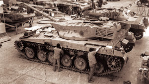 历经数次战争洗礼的以色列“梅卡瓦”主战坦克