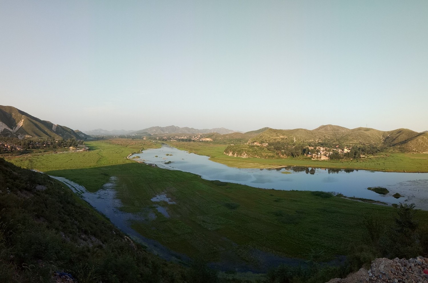西大洋十八渡,西大洋水库风景区十八渡