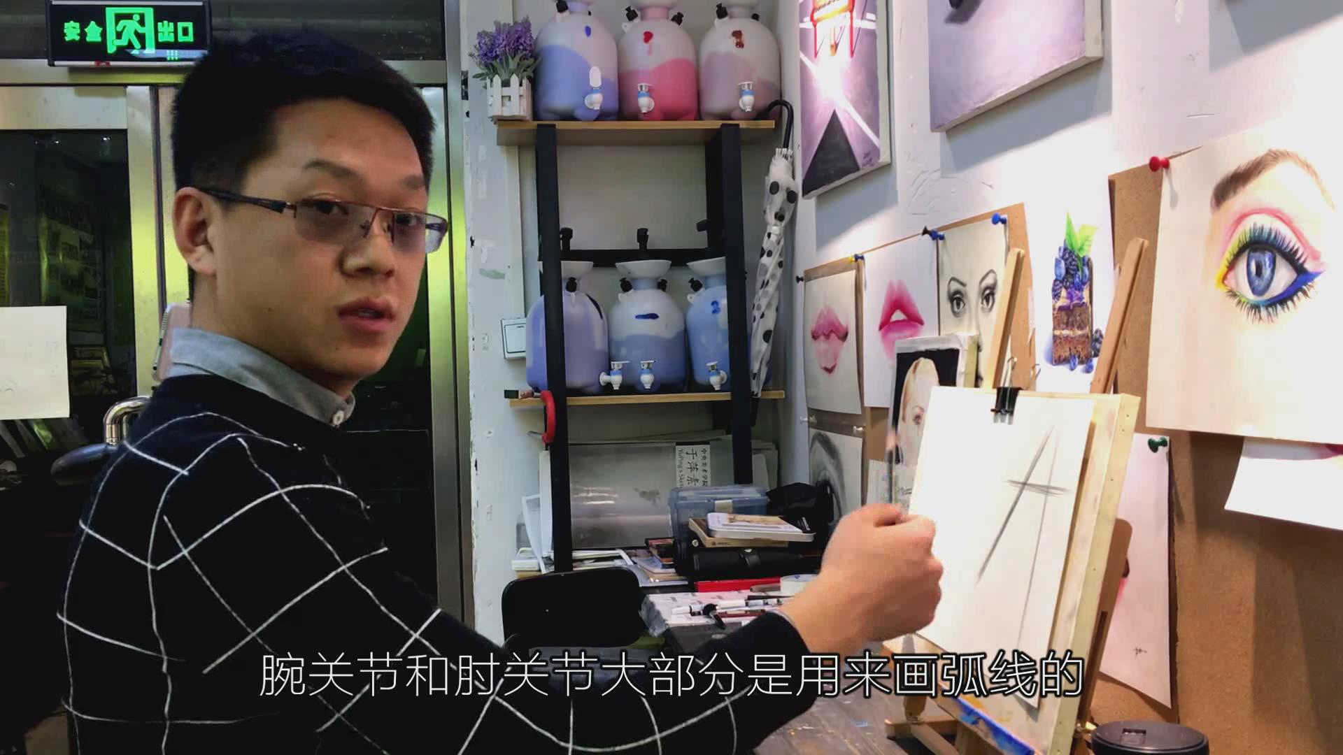 素描零基础入门教学视频,素描画直线老是画不直怎么办