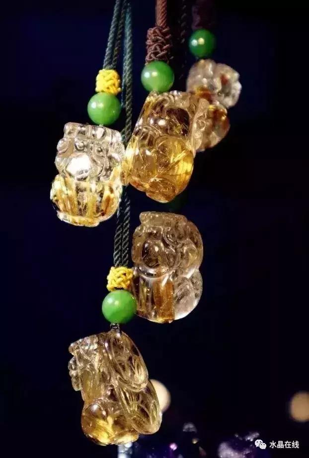 金发晶和钛晶貔貅,为什么大家都喜欢貔貅饰品