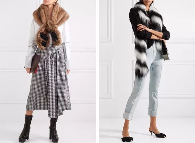 杨幂袁姗姗穿衣搭配图,杨幂羊绒围巾同款