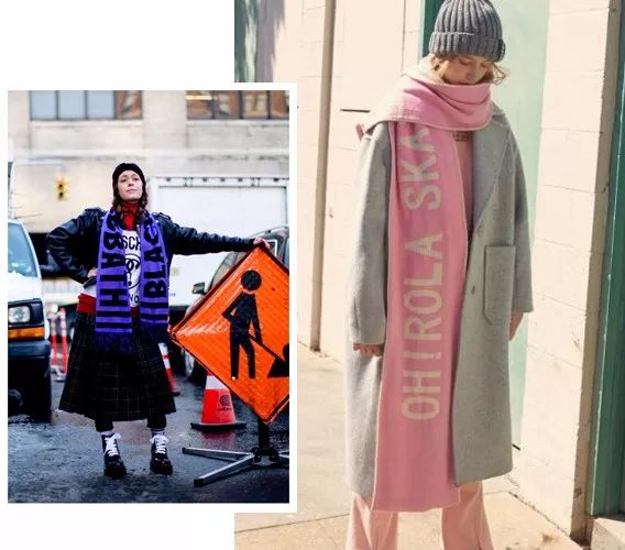 杨幂袁姗姗穿衣搭配图,杨幂羊绒围巾同款