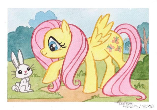 小马宝莉中柔柔的动漫女装,小马宝莉柔柔和云宝漫画