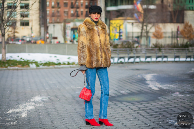 皮草怎么穿不臃肿,皮草穿得臃肿