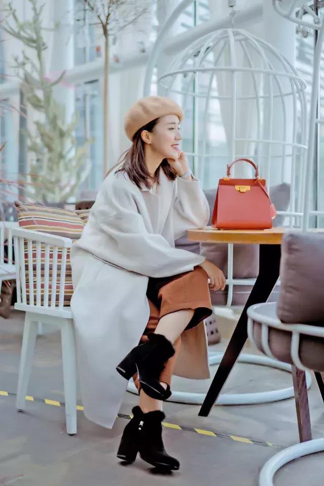 小白靴长筒冬季穿搭,爱穿搭爱搭配冬天