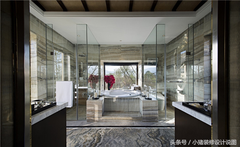 丽江瑞吉别墅设计风格,丽江别墅景观庭院设计