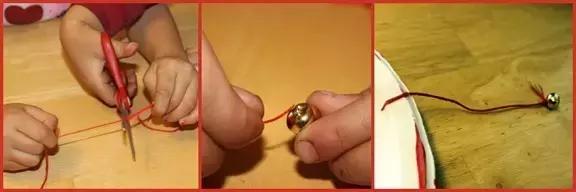 拨浪鼓手工制作废物利用,手工卡纸制作拨浪鼓