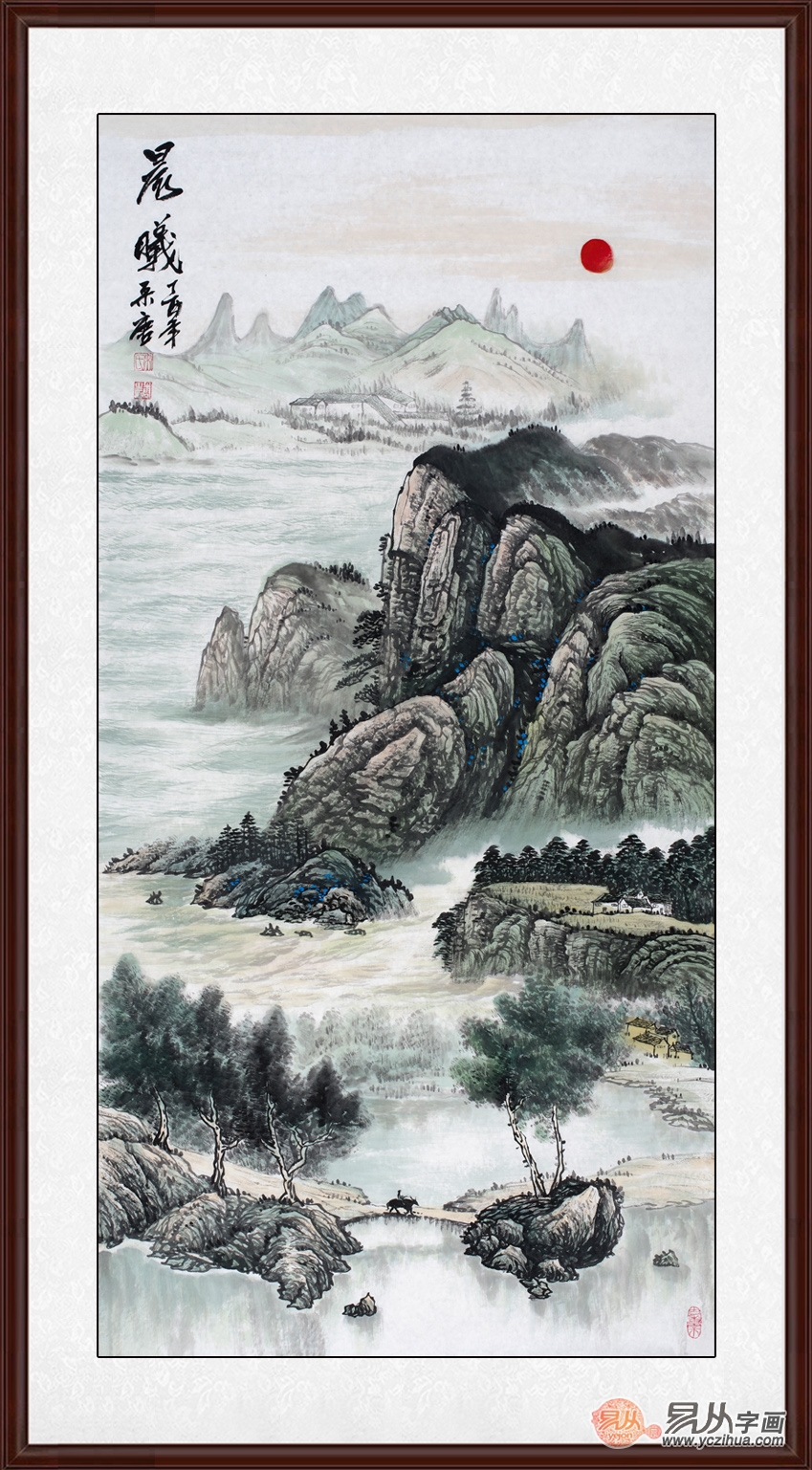 餐厅适合挂什么画好风水,餐厅东面墙适合挂什么山水画