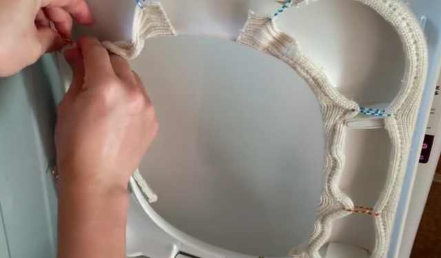 冬季自制马桶垫,用旧毛衣做马桶垫