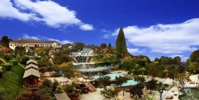 青城山私汤雪景温泉酒店,剑河仰阿莎温泉小镇雪景