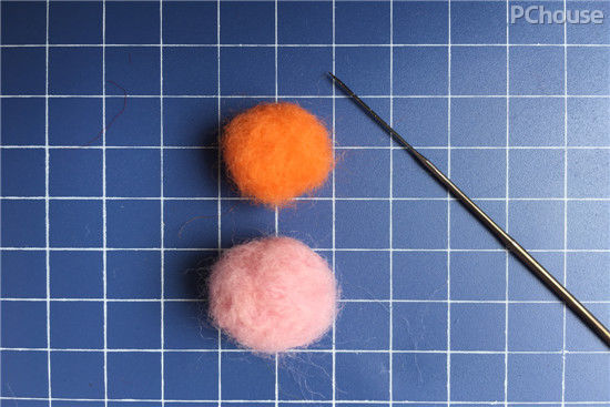 兔子毛绒挂件diy,diy羊毛毡钥匙扣小熊