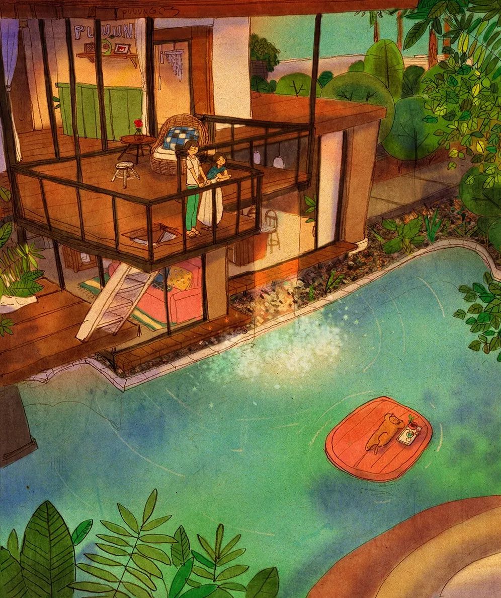 甜到爆的恋爱日常手绘,手绘情侣日常恋爱日记