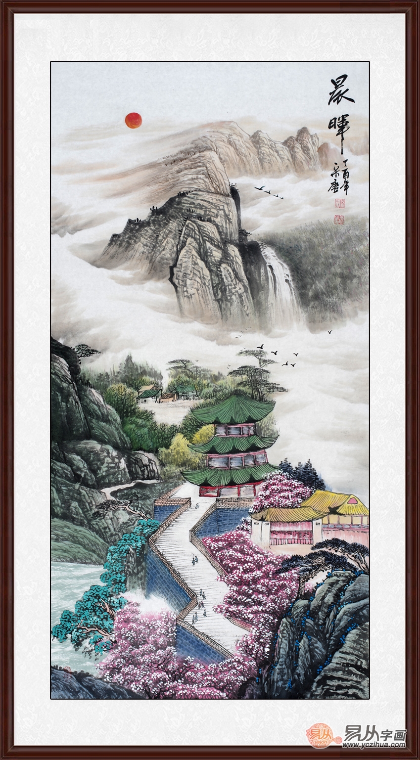 餐厅适合挂什么画好风水,餐厅东面墙适合挂什么山水画