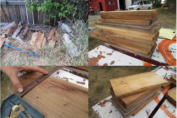 装修剩下的板材边角料千万别扔！老公把它做成储物凳，赚大发了！