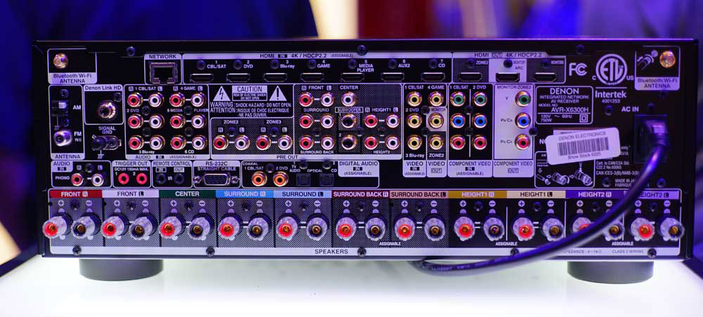 天龙AVR-X6400H和马兰士SR6012拆解！谈两台相差一万的AV功放区别