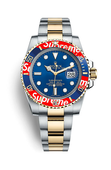 劳力士supreme同名款,劳力士联名supreme迪通拿
