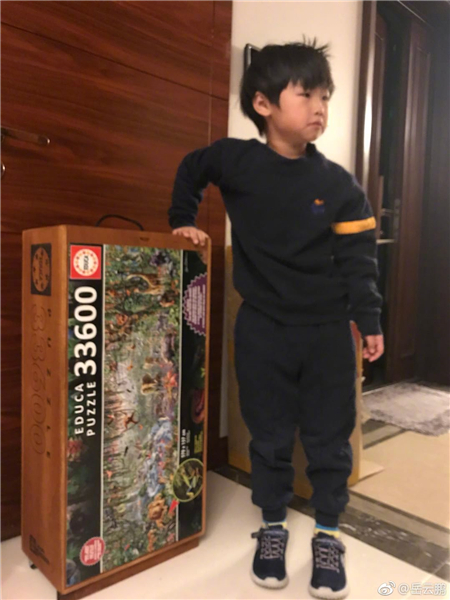 雷佳音送给小岳的拼图,雷佳音小岳岳护送清明上河图