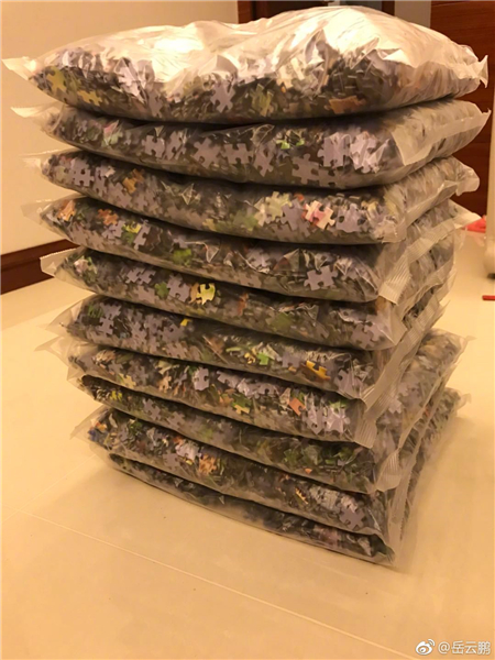 雷佳音送给小岳的拼图,雷佳音小岳岳护送清明上河图