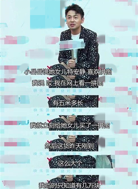 雷佳音送给小岳的拼图,雷佳音小岳岳护送清明上河图