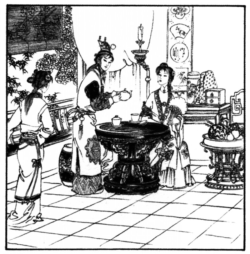 项维仁人物线描画稿,项维仁线描仕女新作集萃