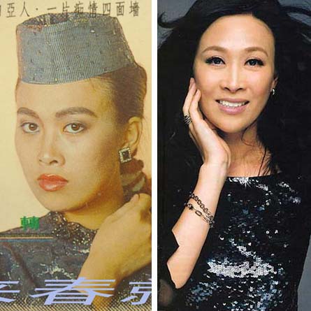 8090年代明星今昔对比,40多位港台歌星今昔对比