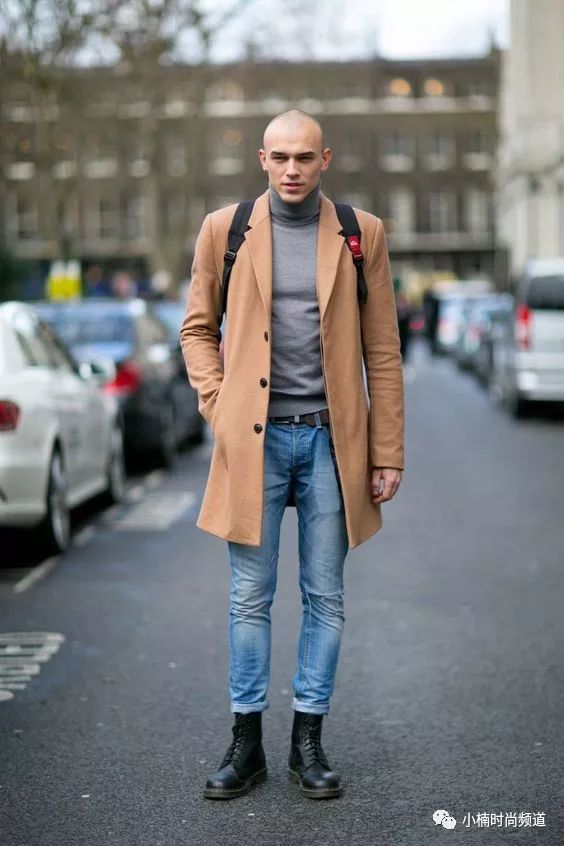 型男穿搭马丁靴,秋冬爆款型男必备百搭潮靴