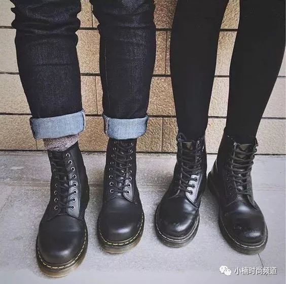 型男穿搭马丁靴,秋冬爆款型男必备百搭潮靴