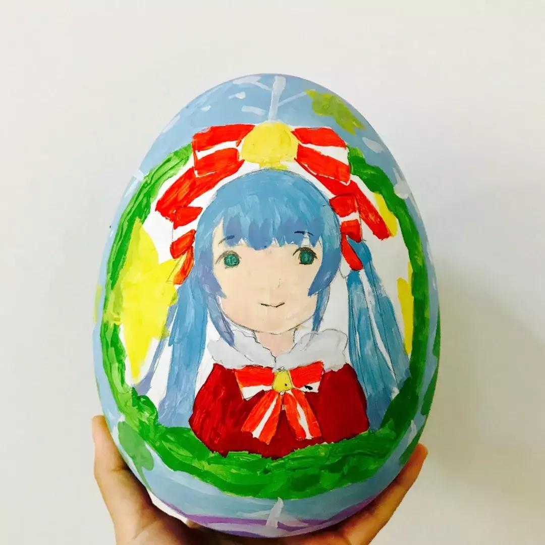 蛋壳画圣诞节,蛋壳画圣诞